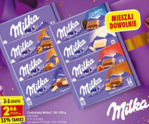 czekolada Milka 2+1 gratis