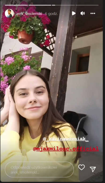 M jak miłość na planie. Basia (Karina Woźniak)