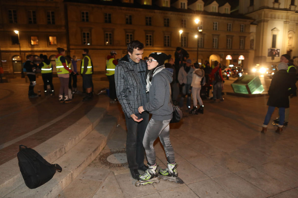 Nightskating po Warszawie