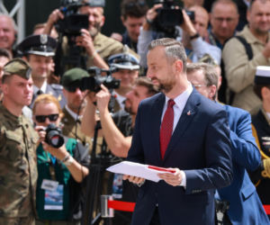 Żona Kosiniaka-Kamysza została matką chrzestną F-35