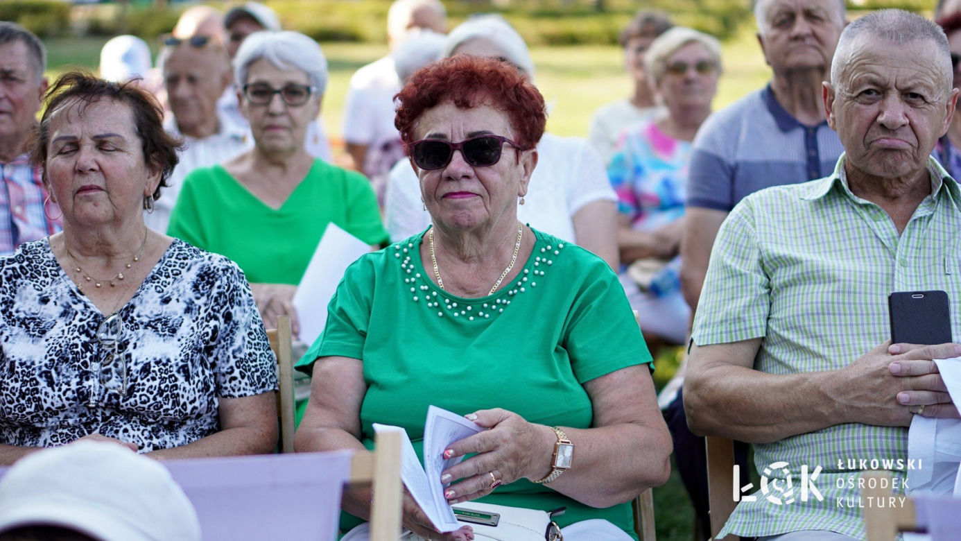 Chętnych do wspólnego śpiewania w Łukowie nie brakowało