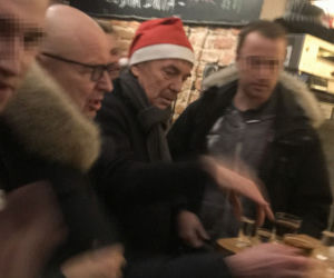 Zbigniew Boniek w knajpie