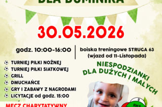 Wielki festyn charytatywny na stadionie Radomiaka. Wszystko dla Dominika Graneckiego
