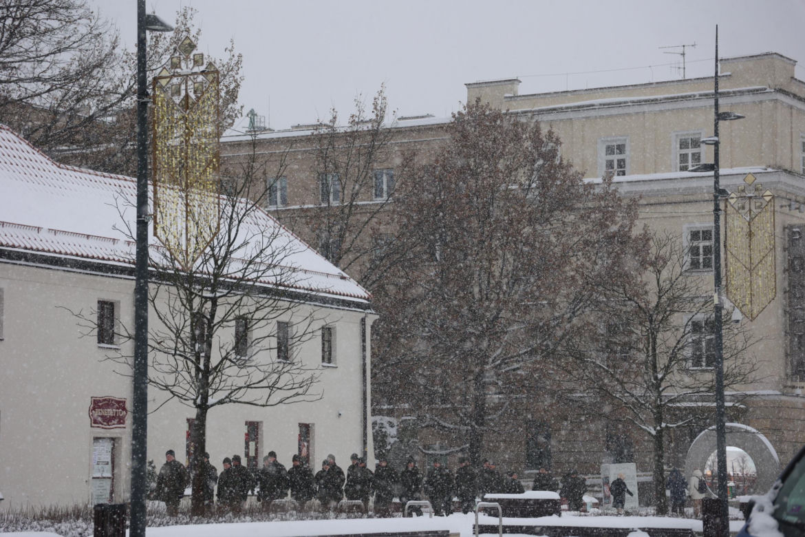 Śnieżyca w Lublinie