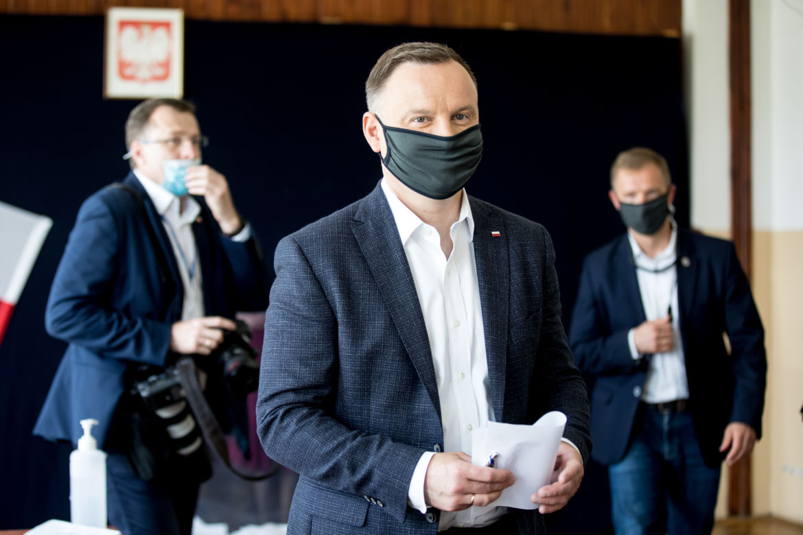 Andrzej Duda oddał głos w Krakowie