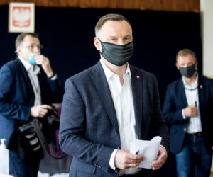 Andrzej Duda oddał głos w Krakowie