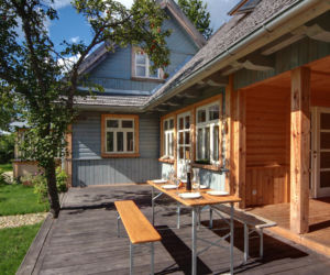 Drewniany dom na Podlasiu