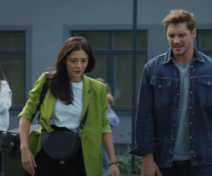 M jak miłość, odcinek 1909. Iza (Adriana Kalska), Marcin (Mikołaj Roznerski)