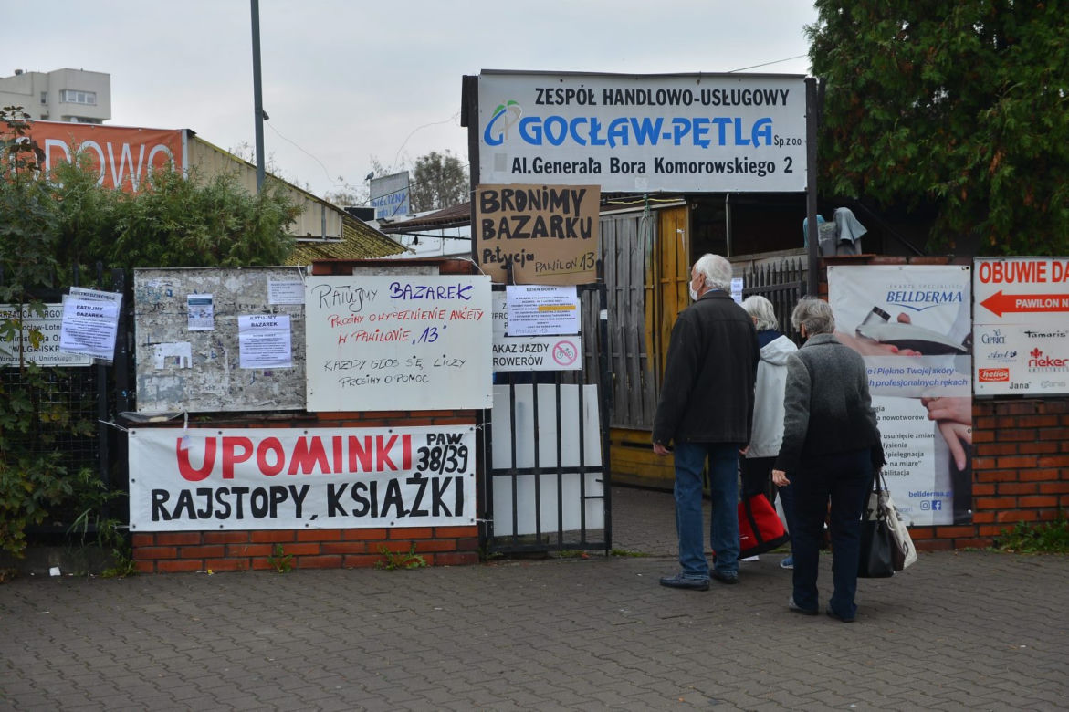 Zlikwidują bazarek na Gocławiu 