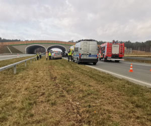Wypadek na S5 w Pawłówku pod Bydgoszczą. Jedna osoba ranna [ZDJĘCIA]