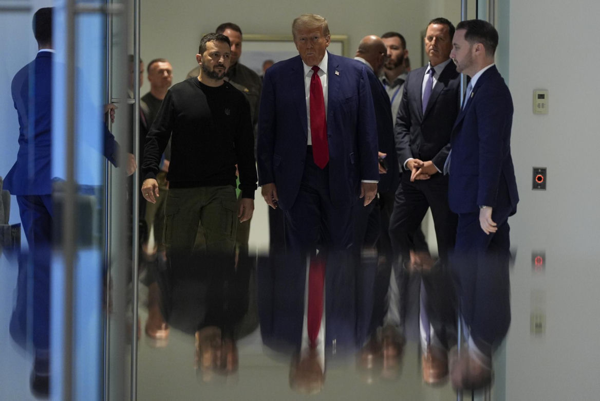 Spotkanie Donalda Trumpa z Wołodymyrem Zełenskim