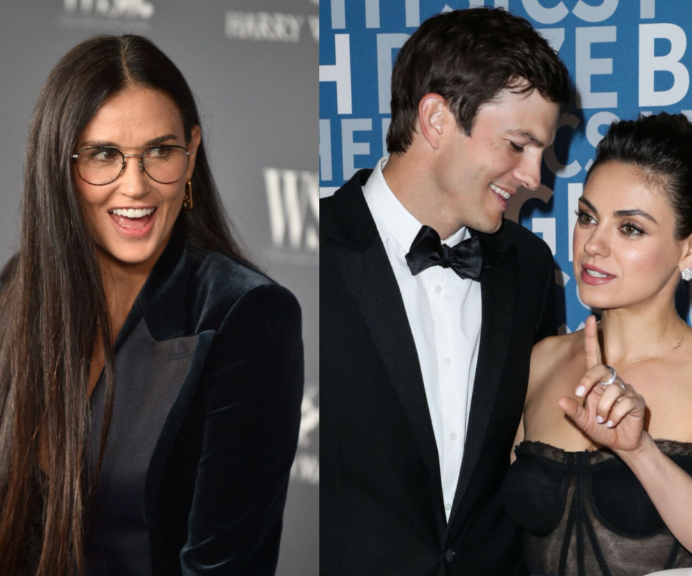 Demi Moore, Aschton Kutcher, Mila Kunis