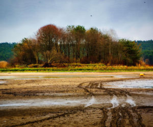 Tak dzis wygląda Zalew Brodzki! Rekordowo niski poziom wody