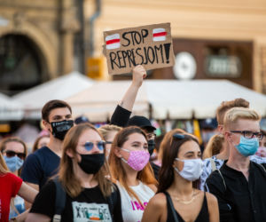 Kraków solidarny z Białorusią