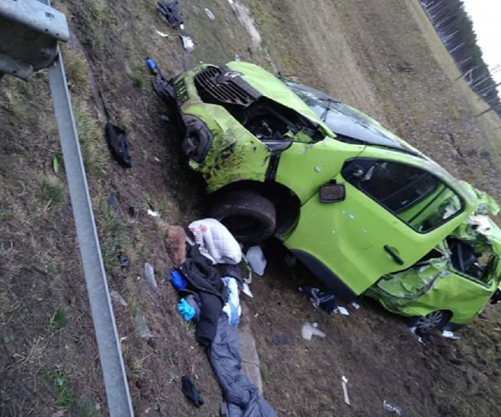 Autostrada wypadek 