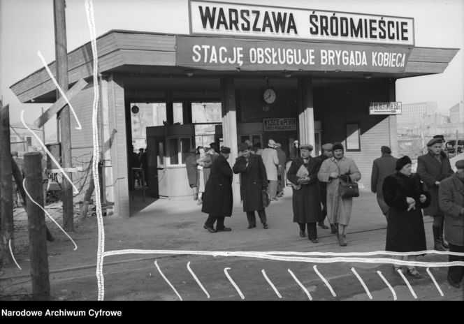 Śródmieście - dworzec tymczasowy