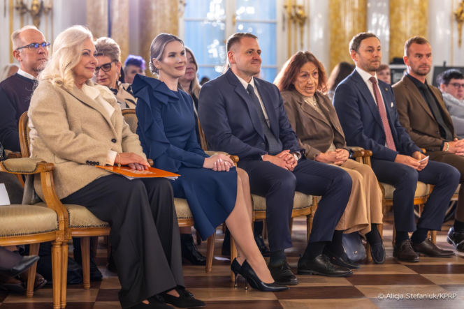 Marta Nawrocka na finale konkursu "Człowiek bez barier"