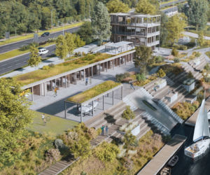 Szkło, beton i zieleń - tak będzie wyglądał nowy bosmanat w Porcie Czerniakowskim 