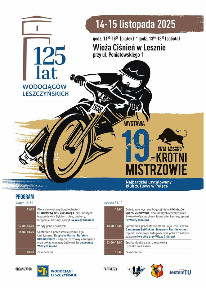 Żużlowa wystawa w Wieży Ciśnień w Lesznie. Cała o Unii Leszno