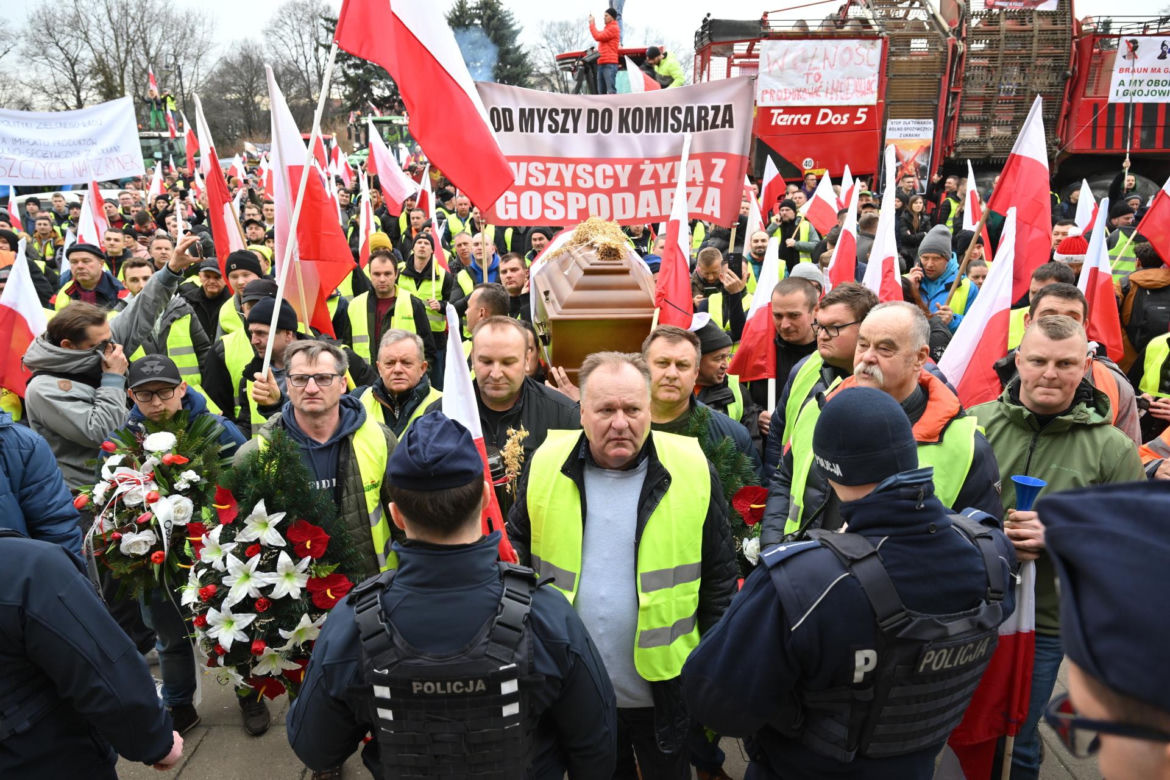 Wrocław. Protest rolników.