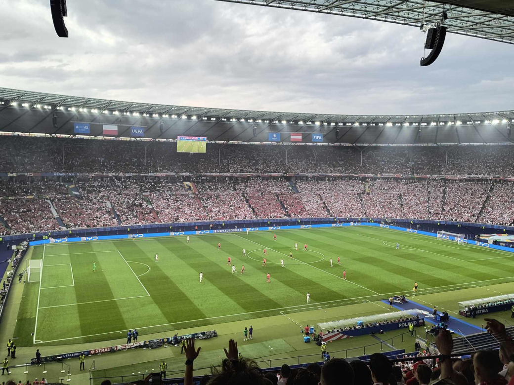 Euro 2024. Kibice przed meczem Polska - Austria w Berlinie