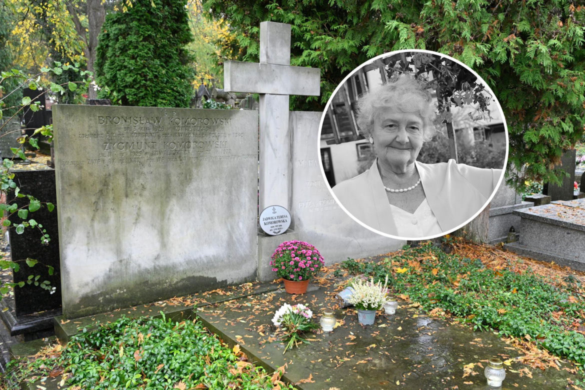 Grób matki Bronisława Komorowskiego