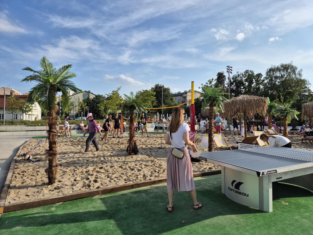 Miejska plaża Wola Parku