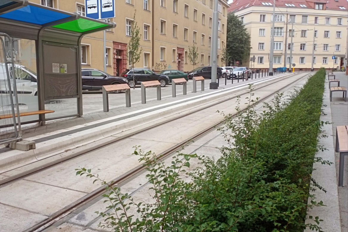 "Wysyp" ławek na ulicy Boguchwaly
