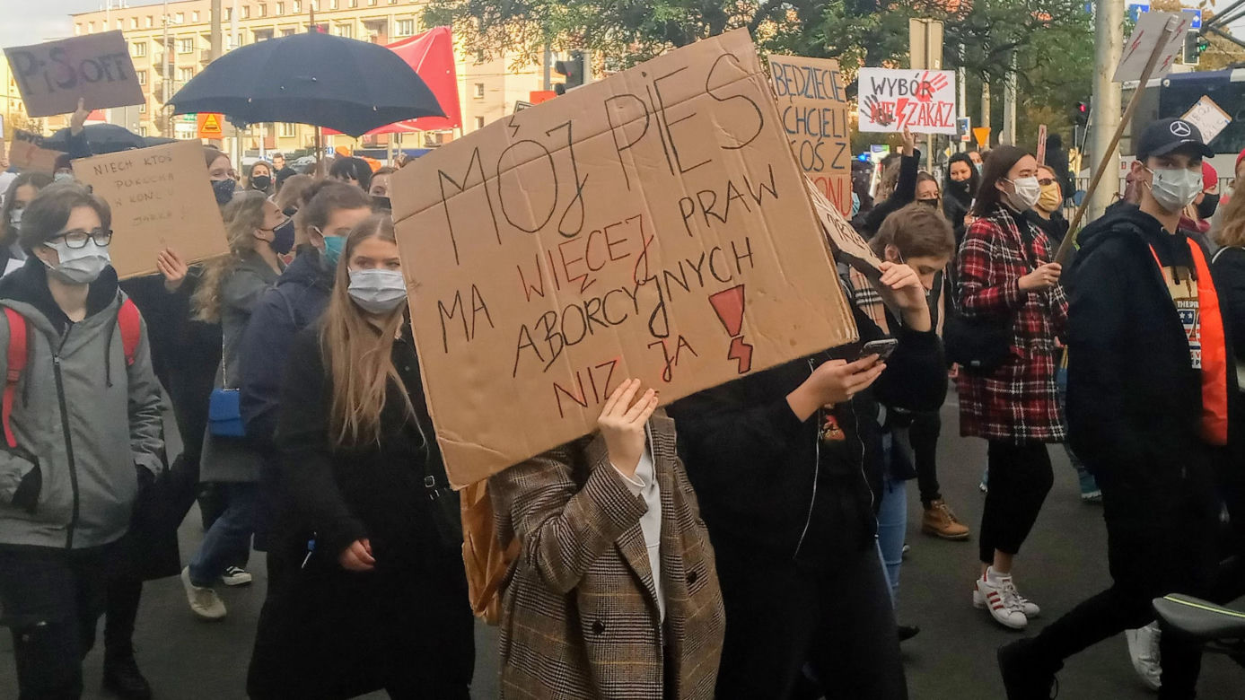 Protest kobiet w Szczecinie - 28.10.2020