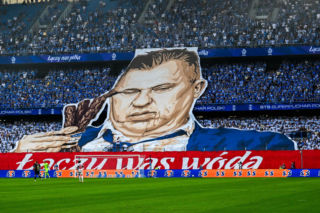 Kontrowersyjny transparent w meczu o Superpuchar Polski. Kibice nie mieli hamulców!