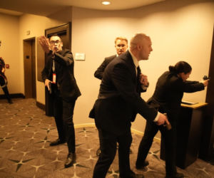 Strzały na kolacji z udziałem Donalda Trumpa