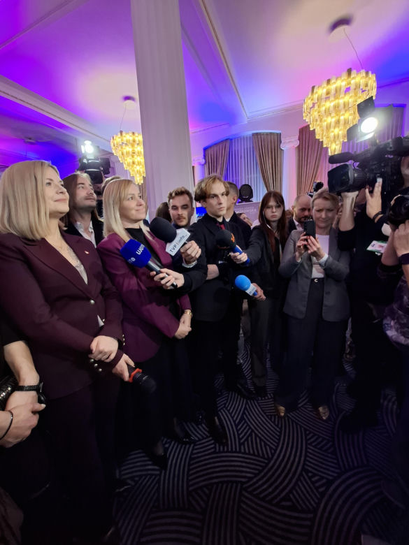 Sztab Moniki Piątkowskiej po wyborach prezydenckich w Krakowie