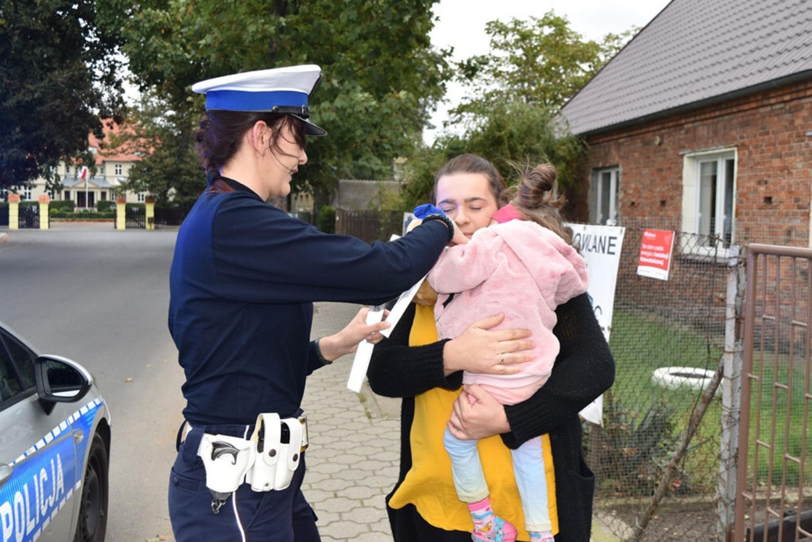 Policjanci odwiedzili Asię