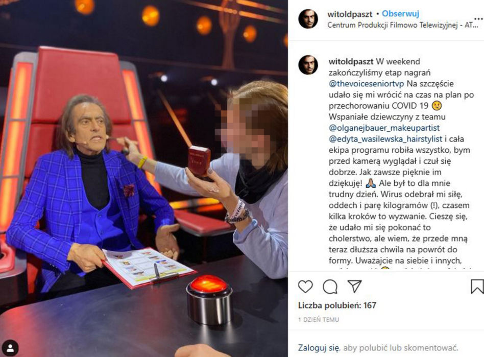 Witold Paszt trenerem w "The Voice Senior"