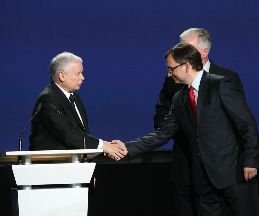 Kaczyński z Ziobrą, bez Gowina