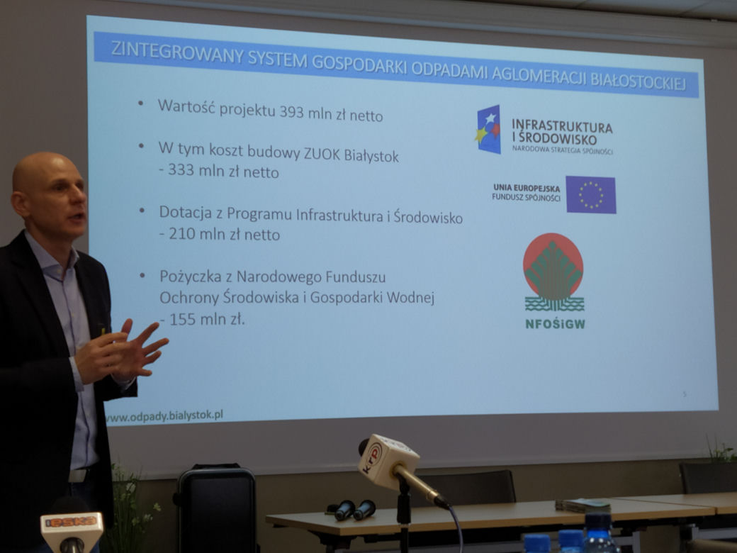 Przedstawiciele siedleckiego samorządu na wizycie w Spalarni ZUOK Białystok