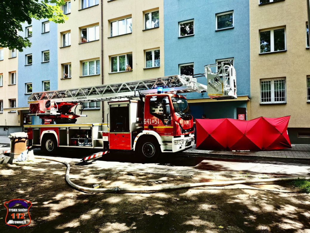 Tragiczny pożar w Tychach