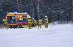 Wypadek na terenie gminy Adamów