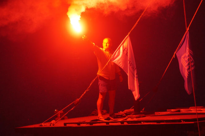 Wieczorna parada na Wiśle zachwyciła mieszkańców. Tak wyglądał finał Festiwalu Wisły w Fordonie