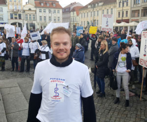 Pikieta medyków w Bydgoszczy