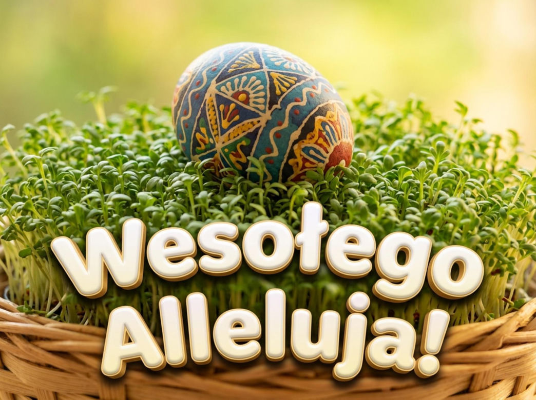 Kartka świąteczna na Wielkanoc