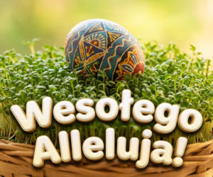 Kartka świąteczna na Wielkanoc
