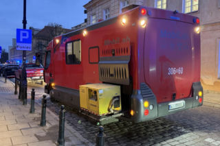 Przyniósł kopertę z białym proszkiem do komisariatu w centrum Warszawy