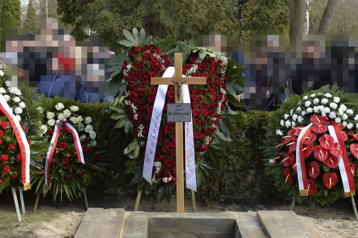 Pogrzeb Pawła Królikowskiego Powązki Wojskowe 