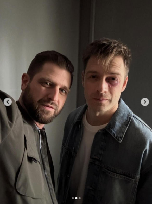 Na dobre i na złe nowy sezon na planie. Radek Biegun (Mateusz Lisiecki-Waligórski), Mario (Marcin Korcz)