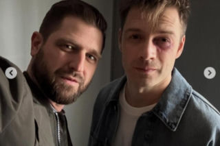 Na dobre i na złe nowy sezon na planie. Radek Biegun (Mateusz Lisiecki-Waligórski), Mario (Marcin Korcz)