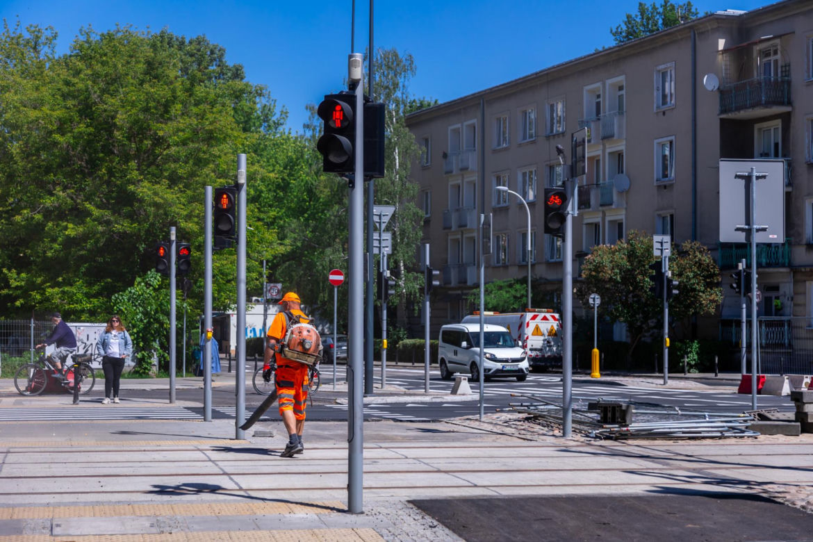 Tramwaj na Gagarina w Warszawie