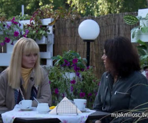 M jak miłość. Olga Jaszewska (Małgorzata Lewińska), Marysia (Małgorzata Pieńkowska)