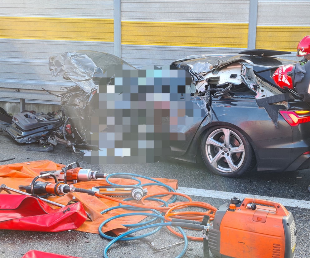 Koszmarny wypadek na A1 koło Turzna! Nie żyje 40-latek