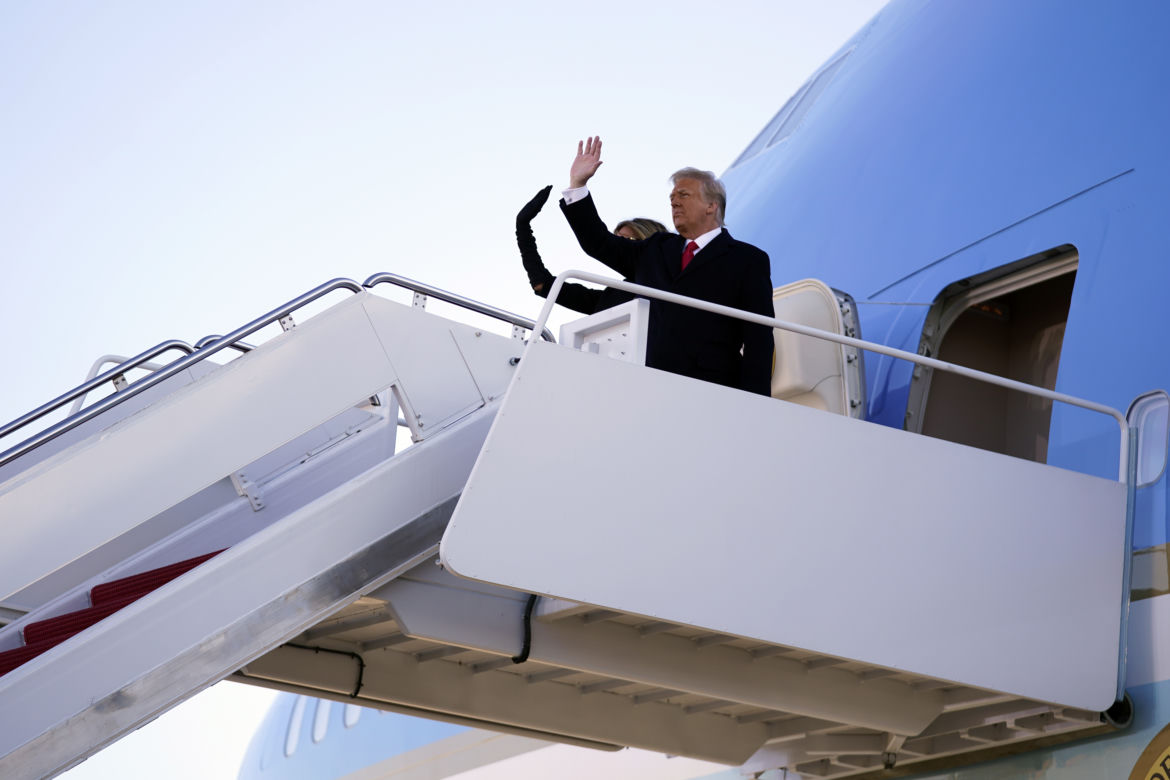 Donald Trump opuścił Biały Dom